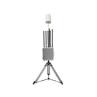 Equipamento de detecção e contramedidas de drones, alcance de detecção de 5 m, alcance contador de 1500 ~ 2000 m (Omni), ângulo de detecção de 360 °, modo automático com UAV Watch